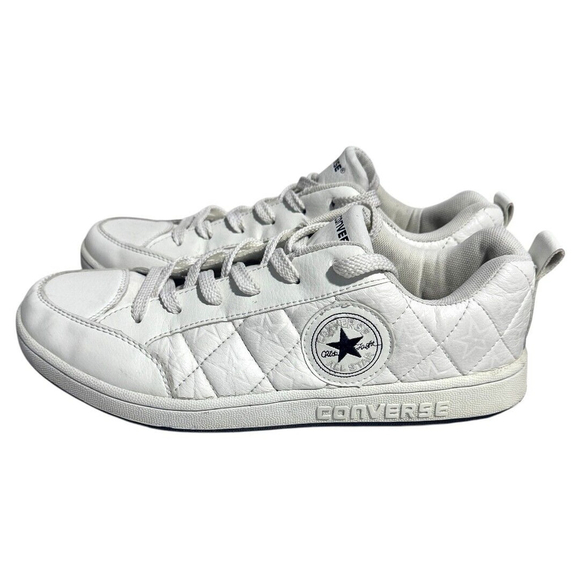 Converse Chuck Taylor All Star II Quilted Leather White Mens Sz 7.5 Women's 9 - Picture 1 of 6